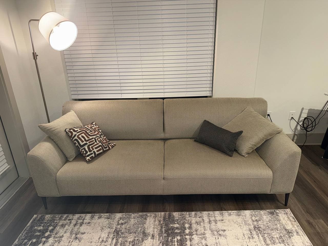 Sofa assembled in Houston living room